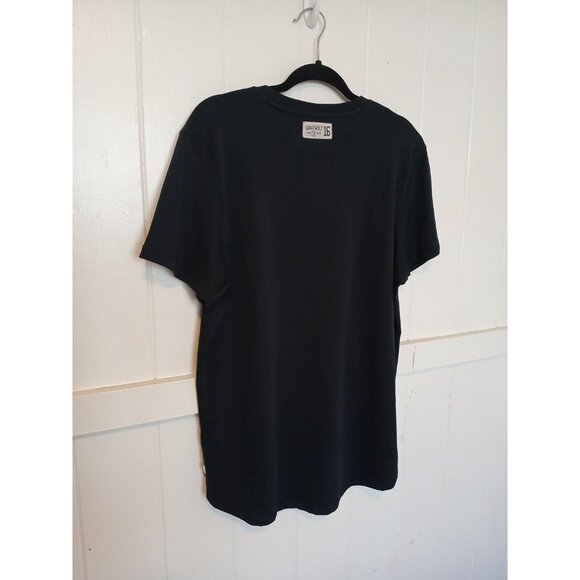 Squat Wolf Dry Knit Athletic T Shirt Logo Lifting Tee Mens XL Black Performance - Picture 8 of 13